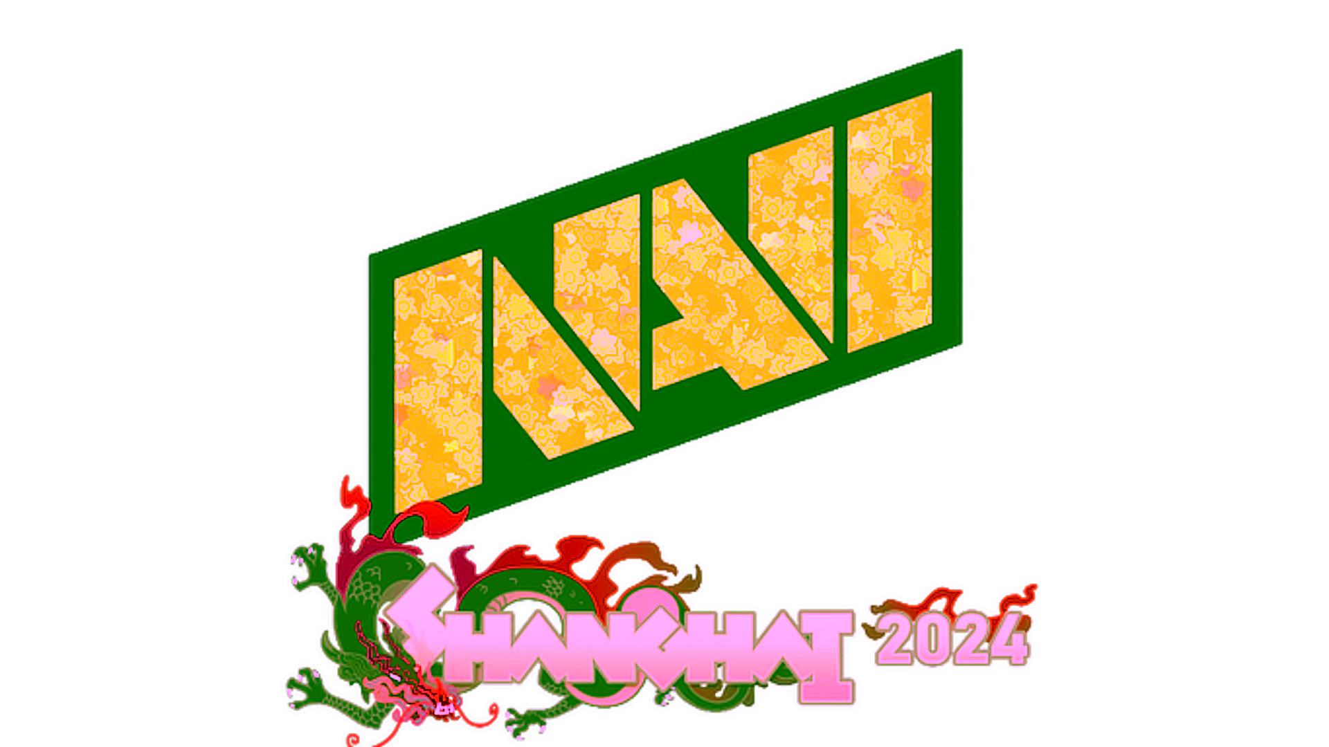 Display for Sticker | Natus Vincere (Glitter) | Shanghai 2024