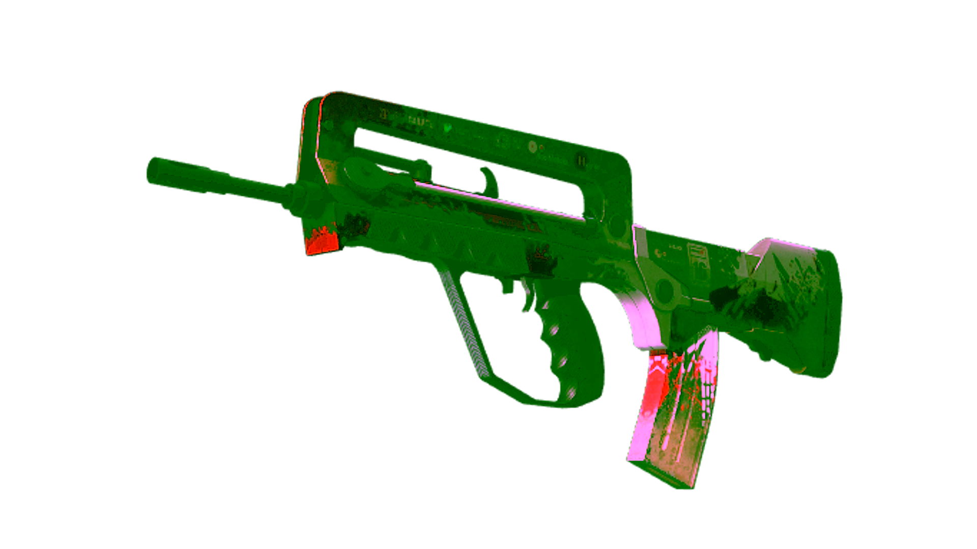 Display for StatTrak™ FAMAS | Roll Cage (Well-Worn)