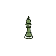 Sealed Graffiti Chess King