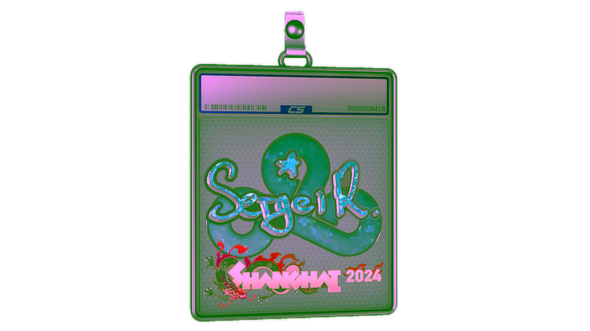 Display for Sticker Slab | Ax1Le (Glitter) | Shanghai 2024