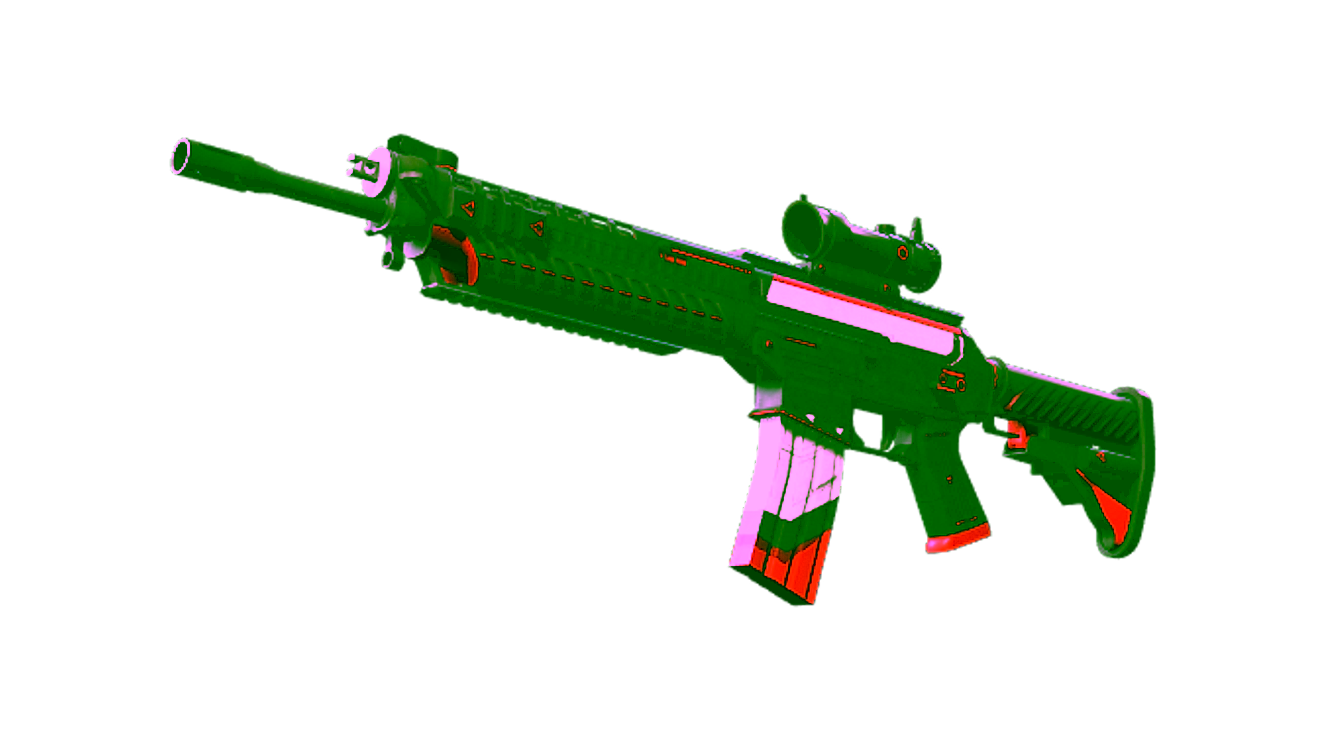 Display for StatTrak™ SG 553 | Cyrex (Minimal Wear)