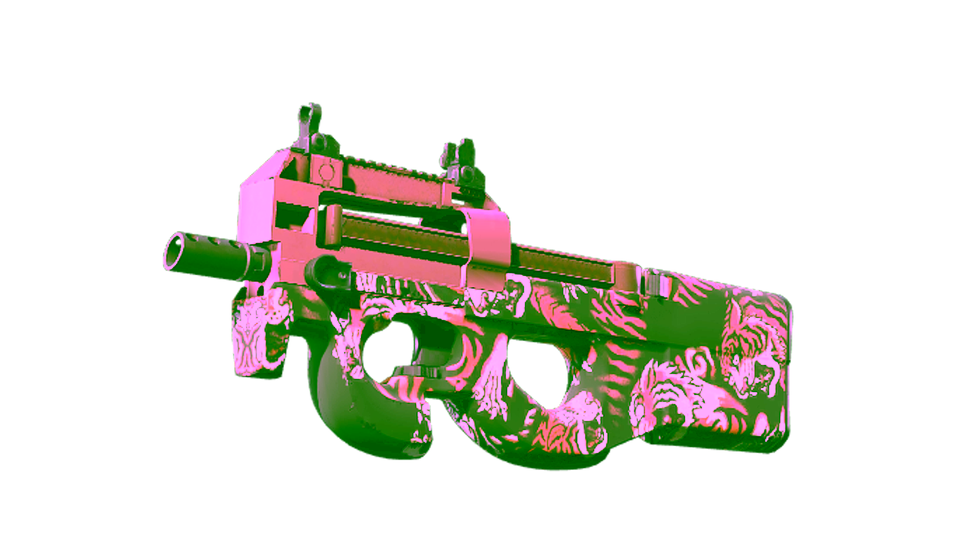 Display for Souvenir P90 | Tiger Pit (Factory New)