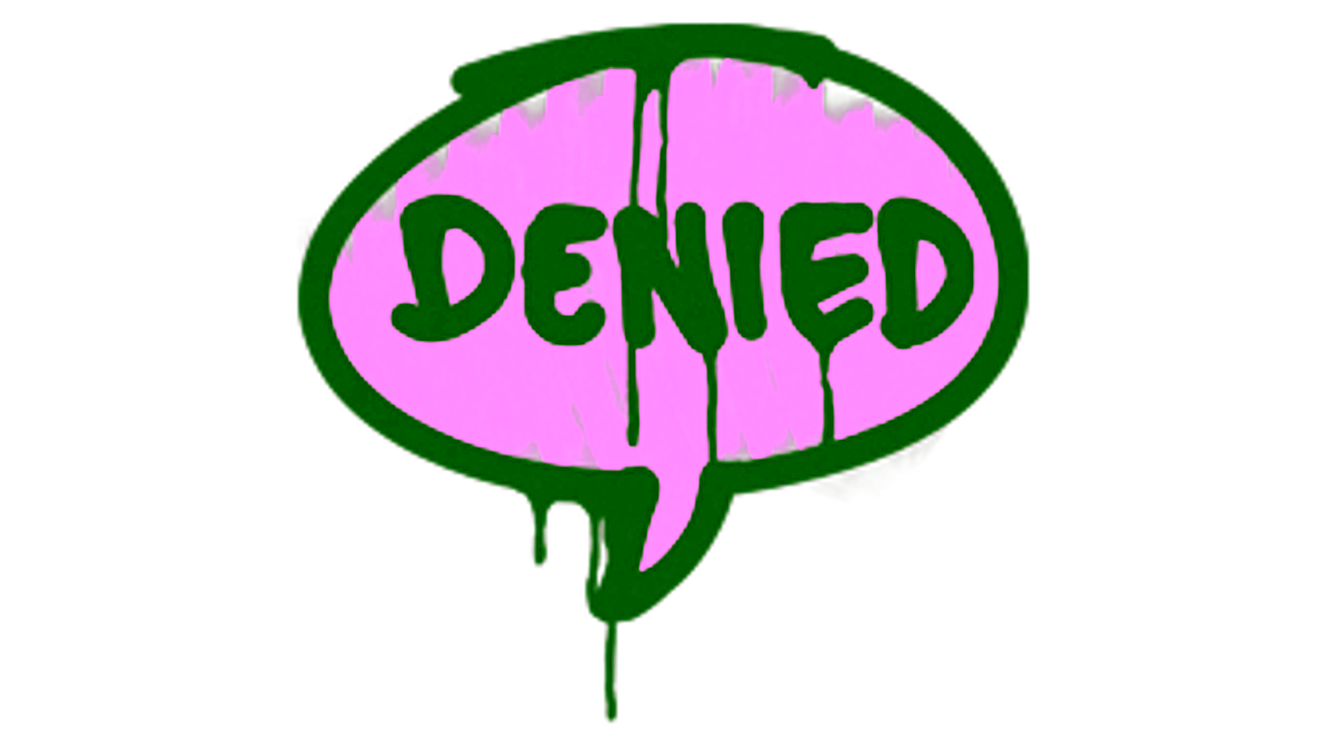 Display for Sealed Graffiti | Denied (War Pig Pink)