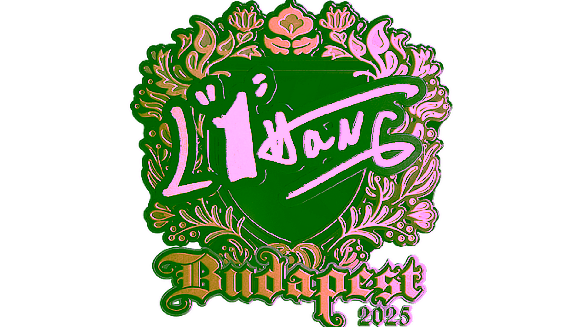 Display for Sticker | L1haNg (Gold) | Budapest 2025