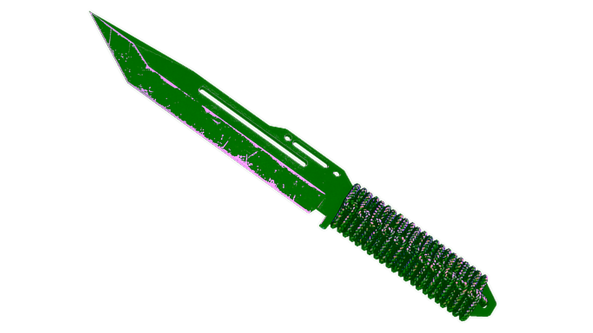 Exibição para ★ StatTrak™ Paracord Knife | Ultraviolet (Battle-Scarred)