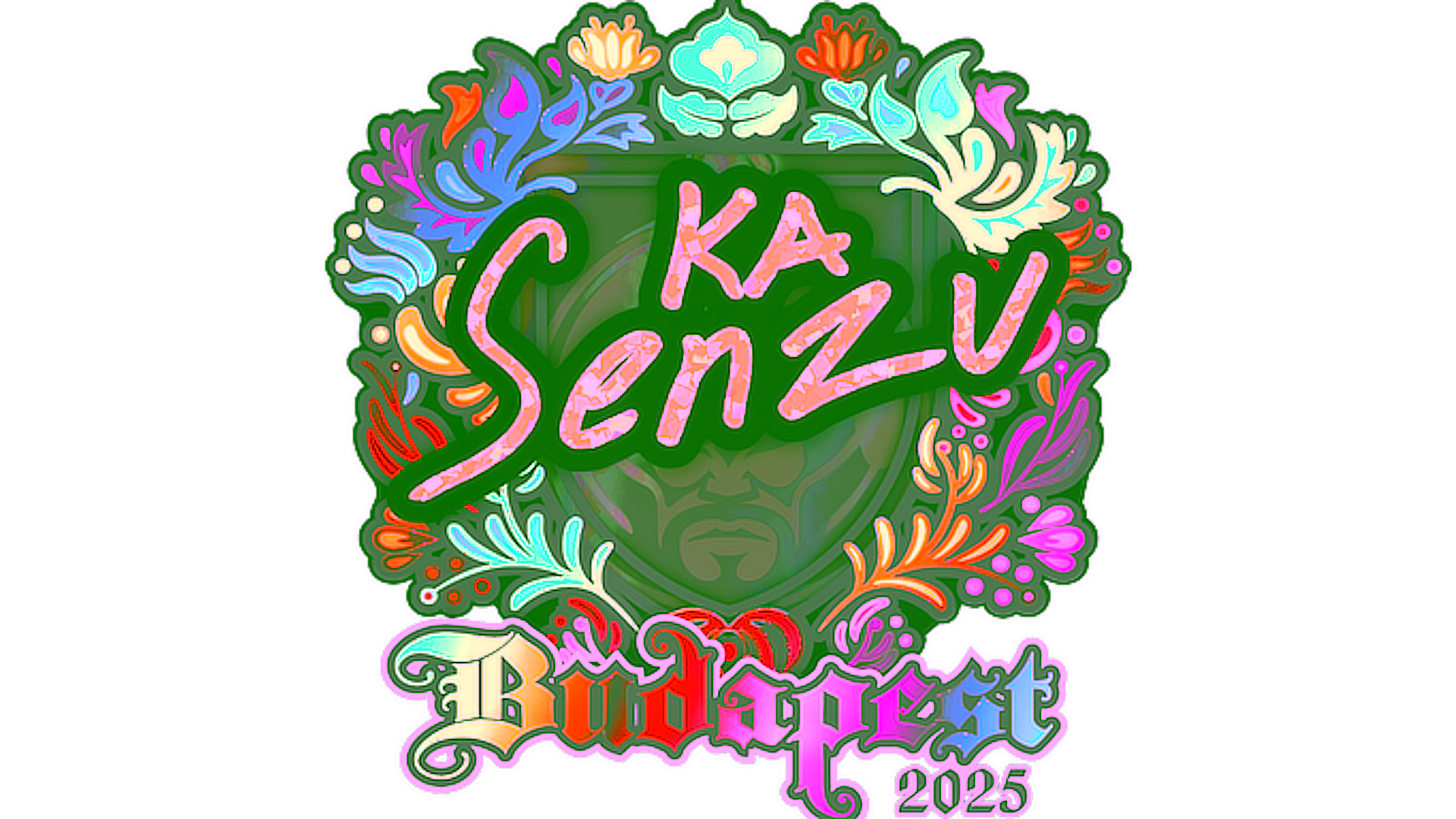 Display for Sticker | Senzu (Holo) | Budapest 2025