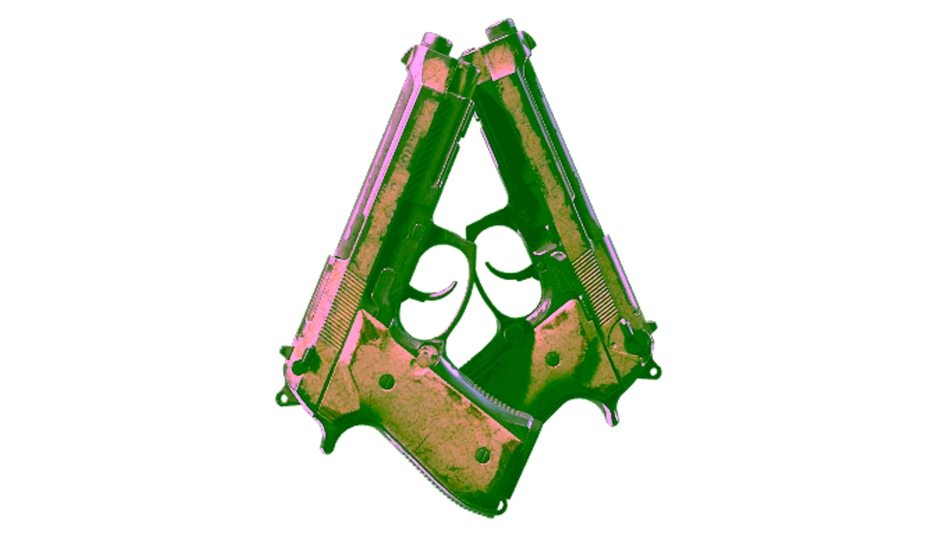 Display for Souvenir Dual Berettas | Colony (Battle-Scarred)