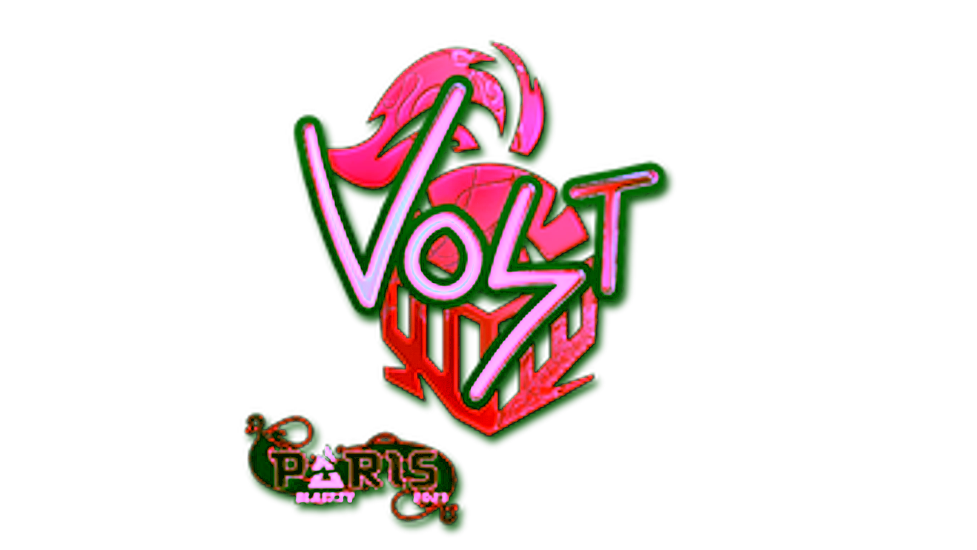 Display for Sticker | volt (Holo) | Paris 2023