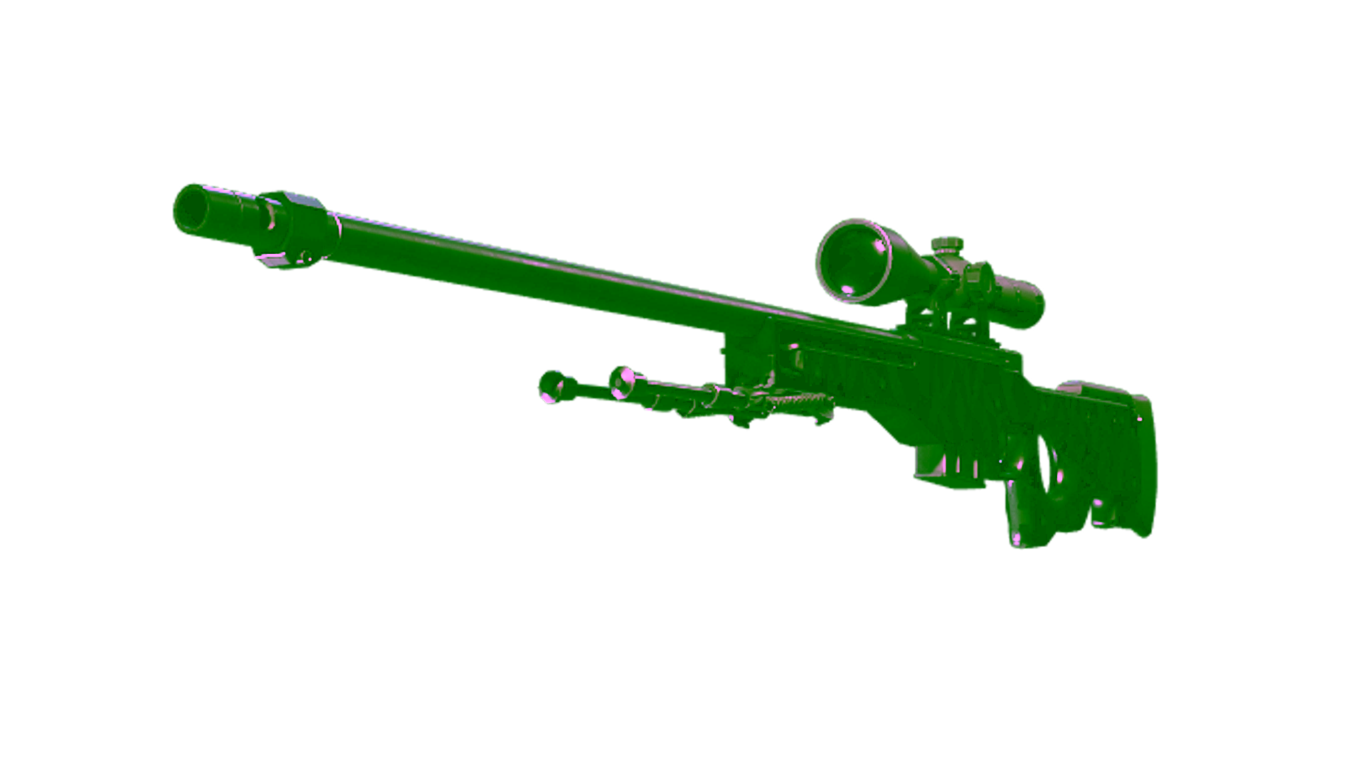 Display for AWP | Graphite (Minimal Wear)