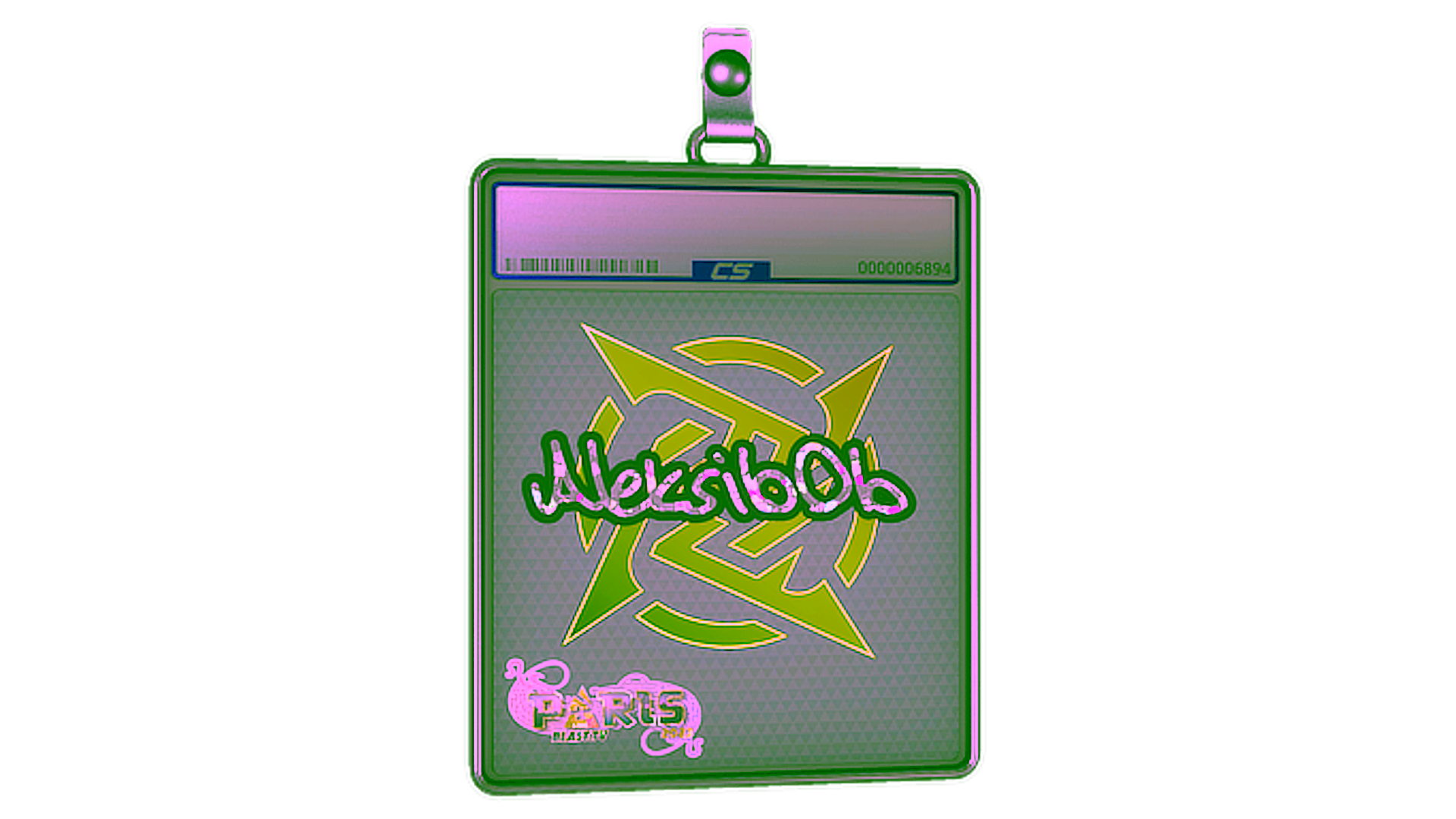 Display for Sticker Slab | Aleksib (Glitter) | Paris 2023