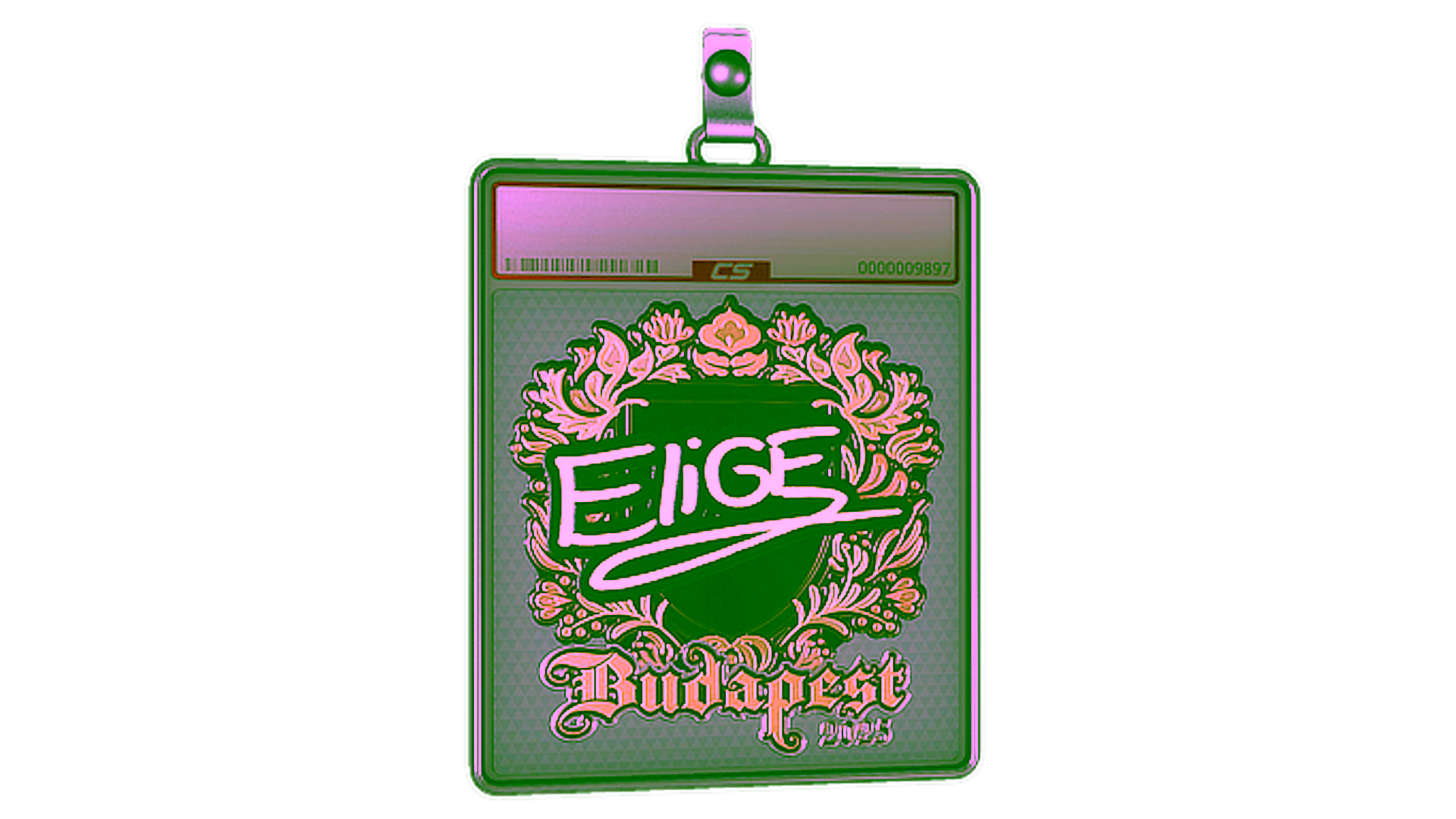 Display for Sticker Slab | EliGE (Gold) | Budapest 2025