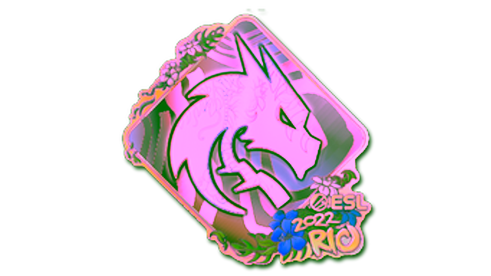 Display for Sticker | Team Spirit (Holo) | Rio 2022