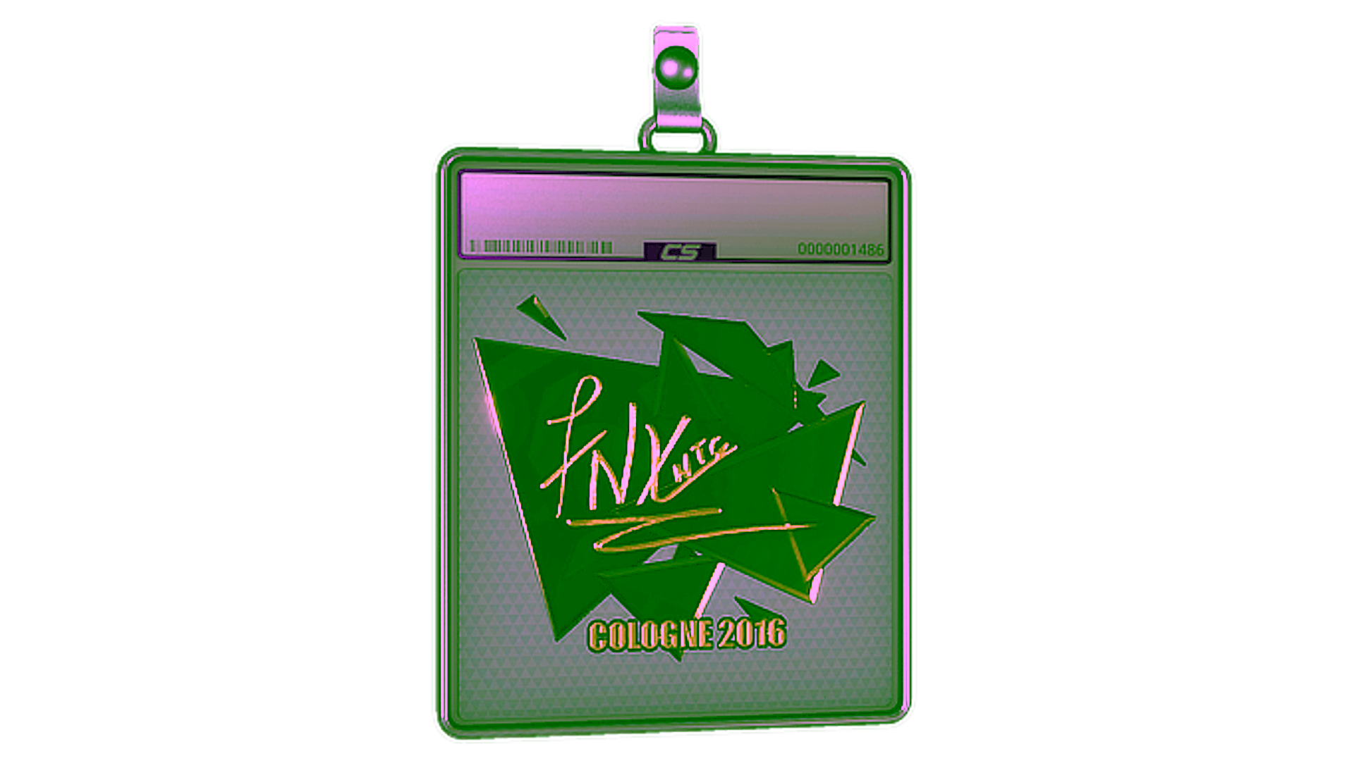 Display for Sticker Slab | fnx (Gold) | Cologne 2016