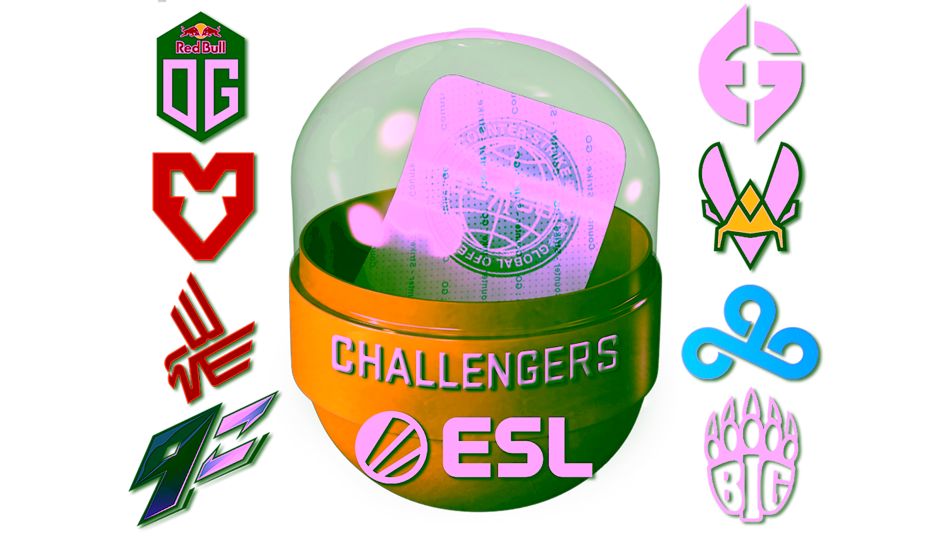 Display for Rio 2022 Challengers Sticker Capsule