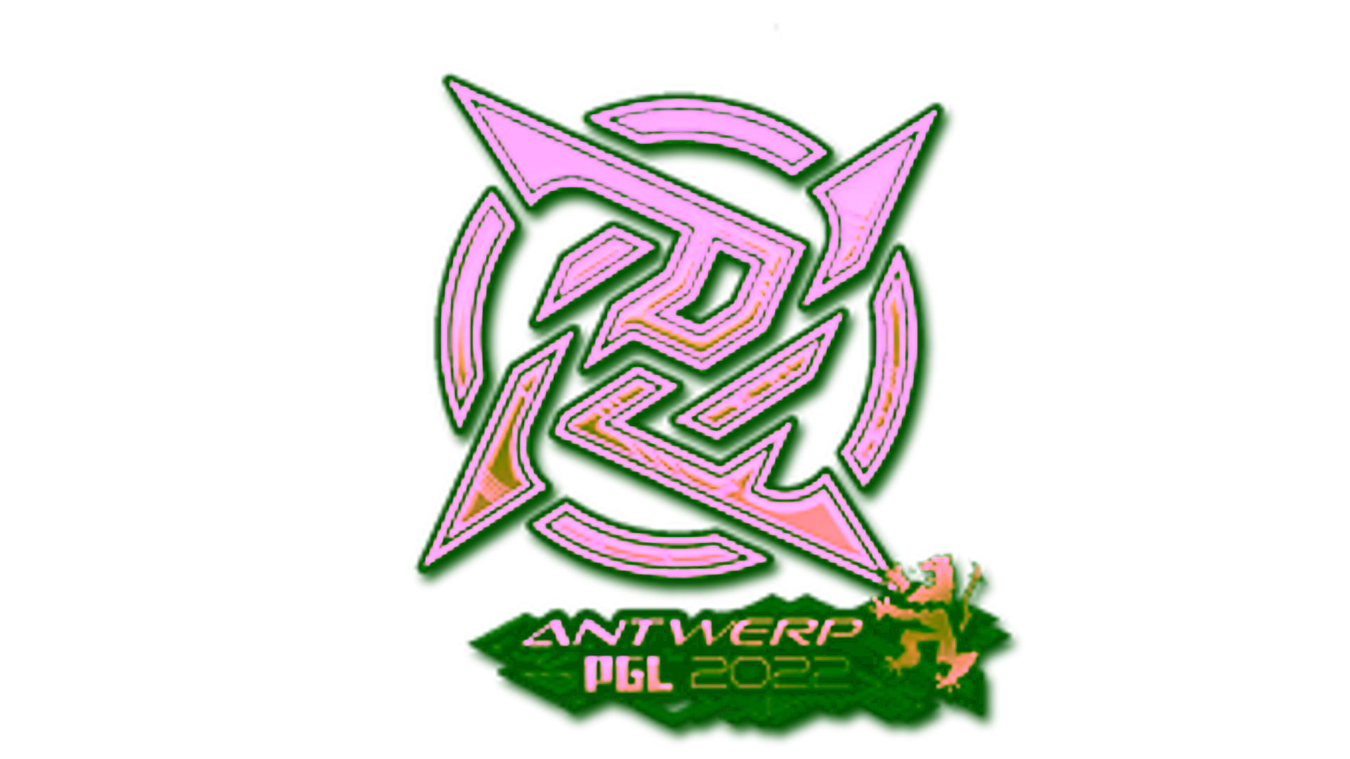 Display for Sticker | Ninjas in Pyjamas (Gold) | Antwerp 2022