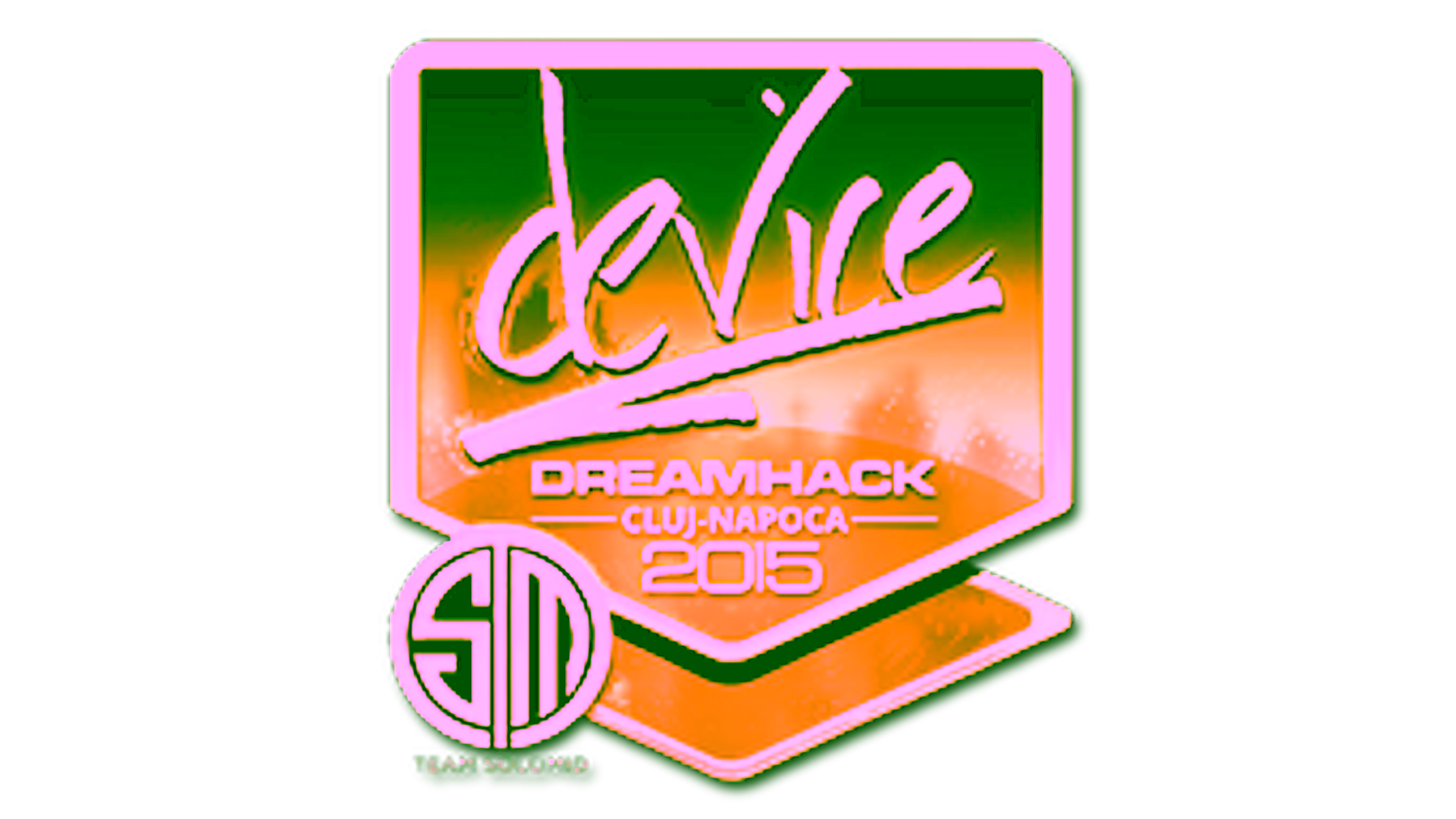 Display for Sticker | device (Gold) | Cluj-Napoca 2015