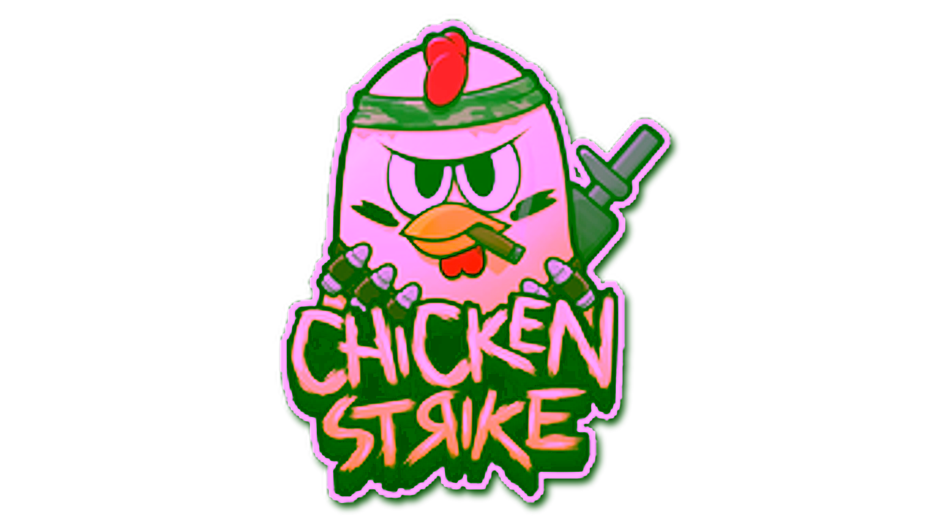 Visar för Sticker | Chicken Strike