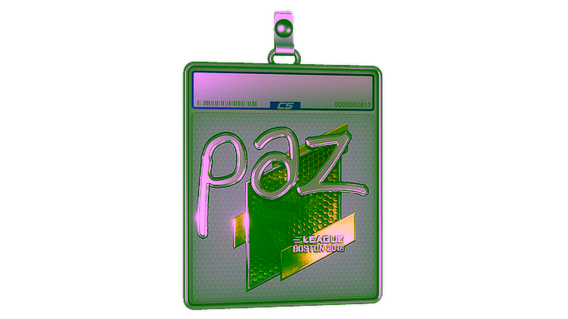 Display for Sticker Slab | paz (Foil) | Boston 2018