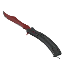 ★ Butterfly Knife | Crimson Web (Field-Tested)