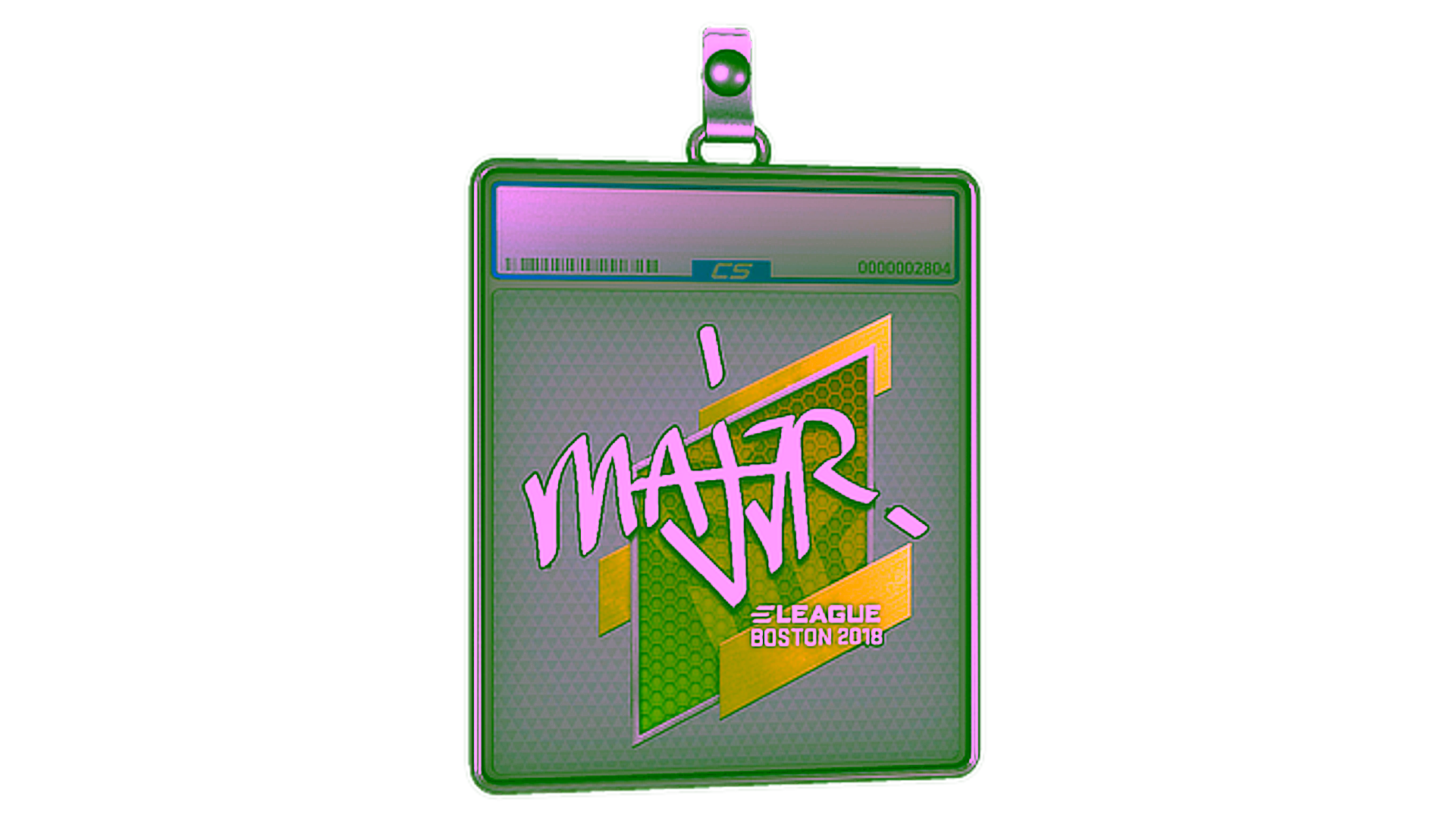Display for Sticker Slab | MAJ3R | Boston 2018