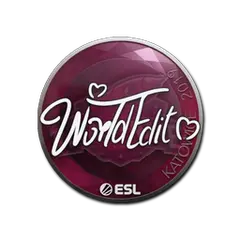 Sticker WorldEdit Katowice 2019