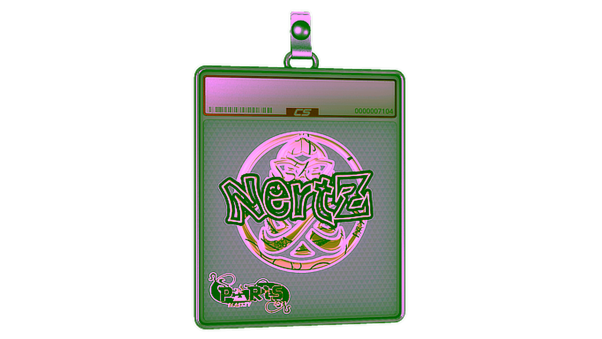 Visar för Sticker Slab | NertZ (Gold) | Paris 2023