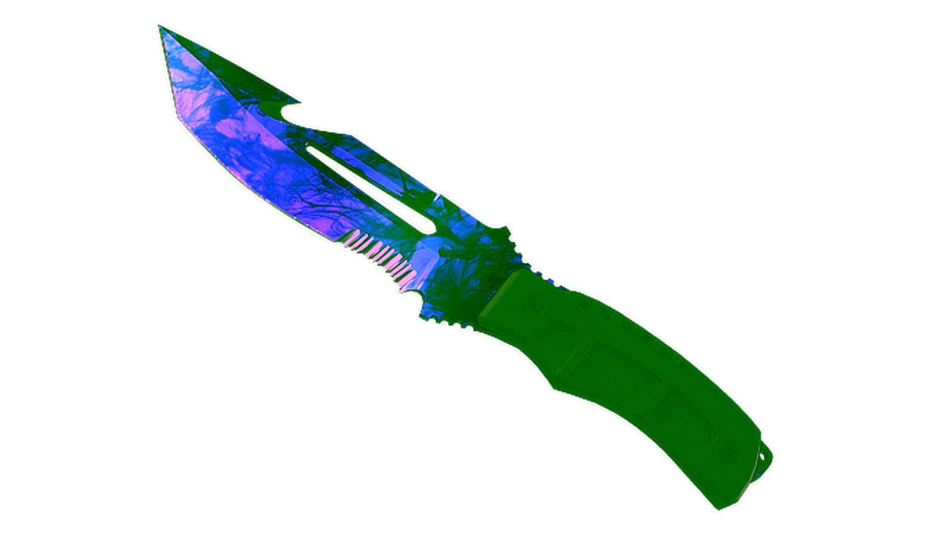 Display for ★ StatTrak™ Survival Knife | Doppler Sapphire (Minimal Wear)