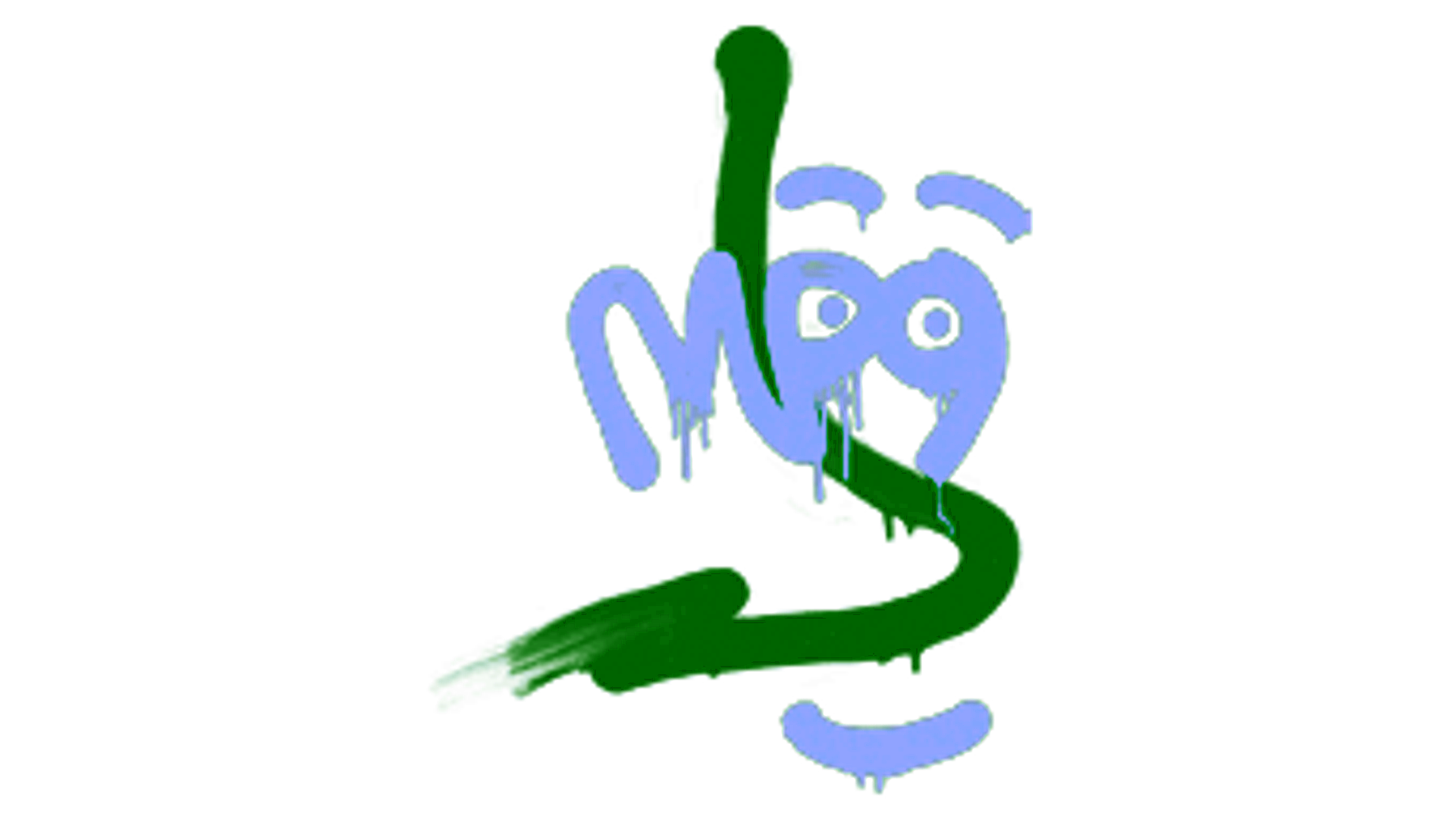 Display for Sealed Graffiti | Recoil MP9 (Wire Blue)