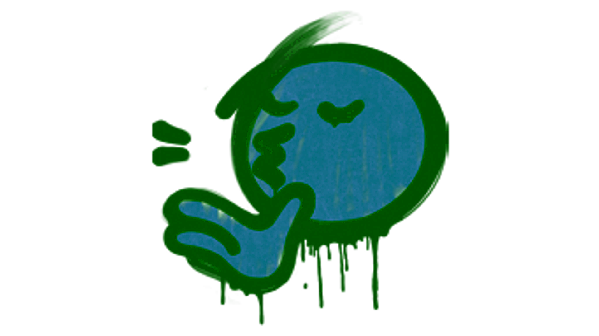 Display for Sealed Graffiti | Chef Kiss (SWAT Blue)