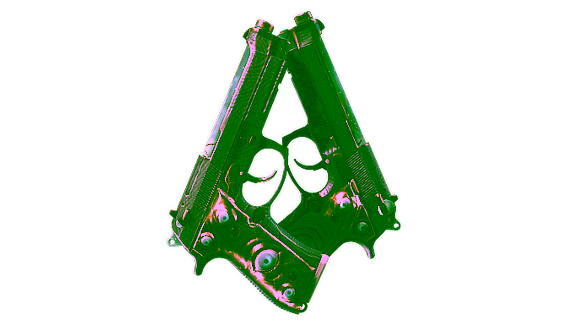 Display for StatTrak™ Dual Berettas | Angel Eyes (Minimal Wear)