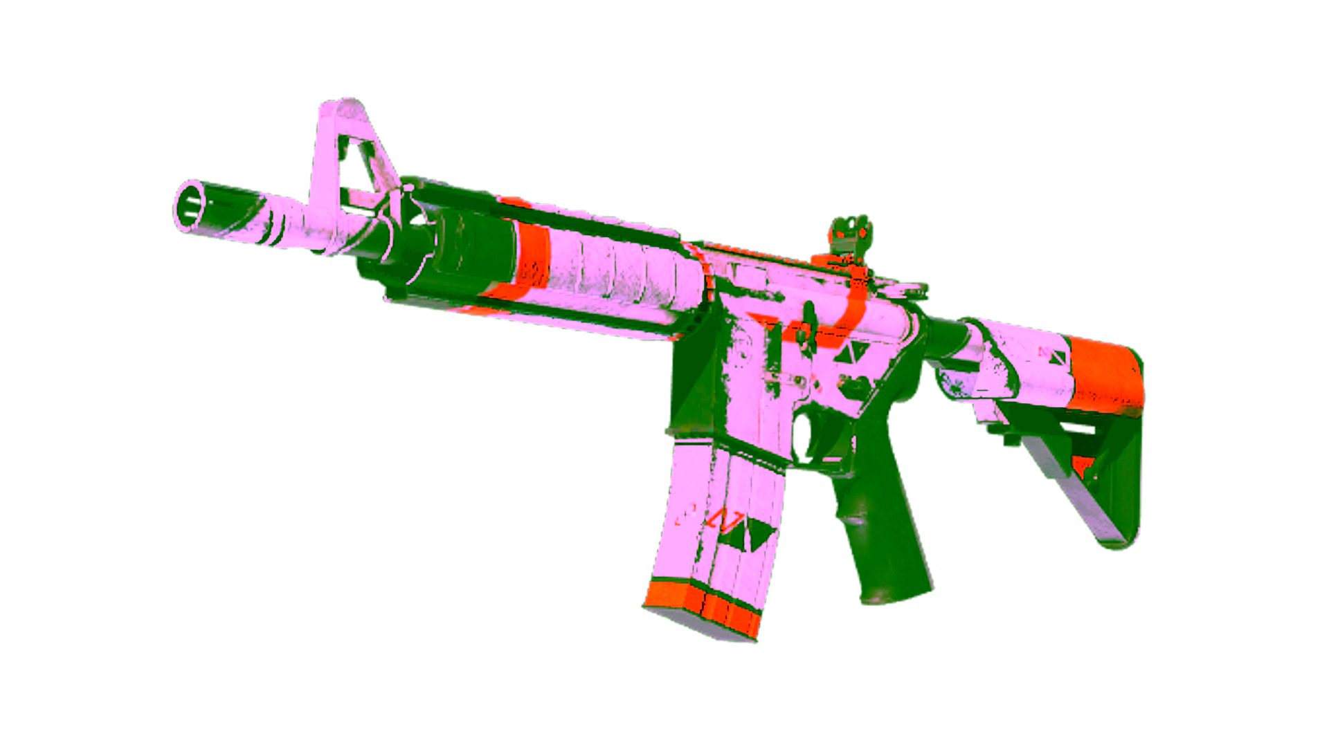 Visar för StatTrak™ M4A4 | Asiimov (Battle-Scarred)