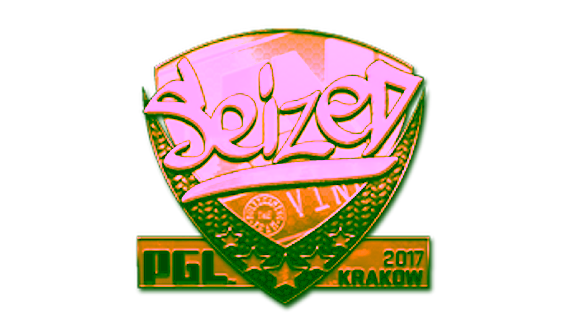 Rodyti Sticker | seized (Gold) | Krakow 2017