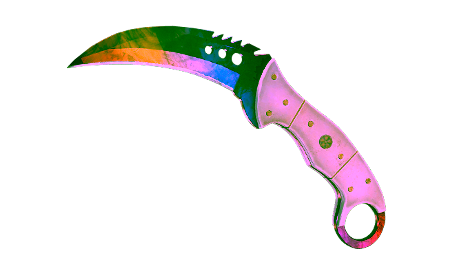 Display for ★ StatTrak™ Talon Knife | Marble Fade (Minimal Wear)