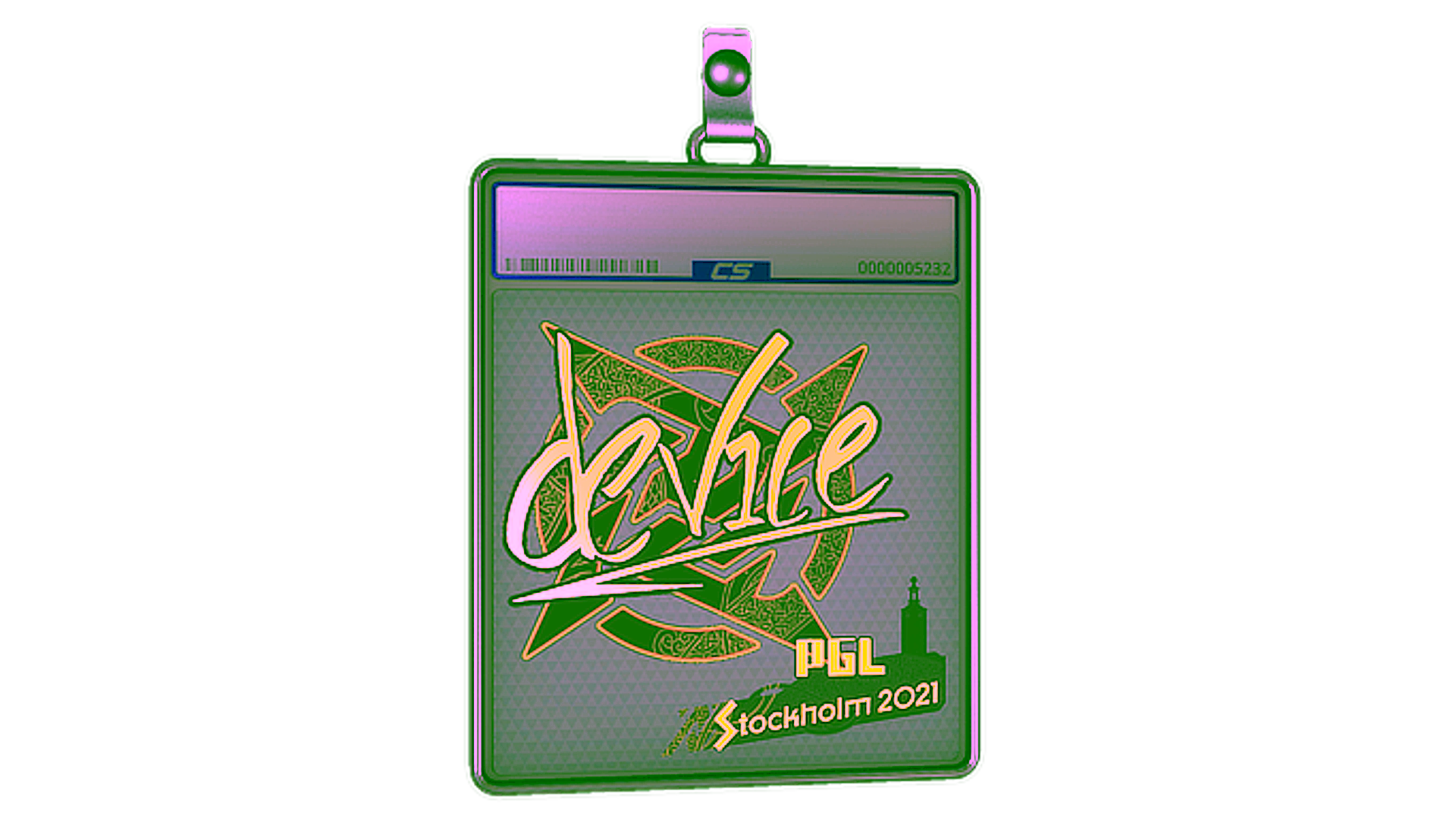 Display for Sticker Slab | device (Holo) | Stockholm 2021