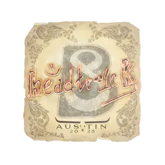 Sticker headtr1ck Austin 2025