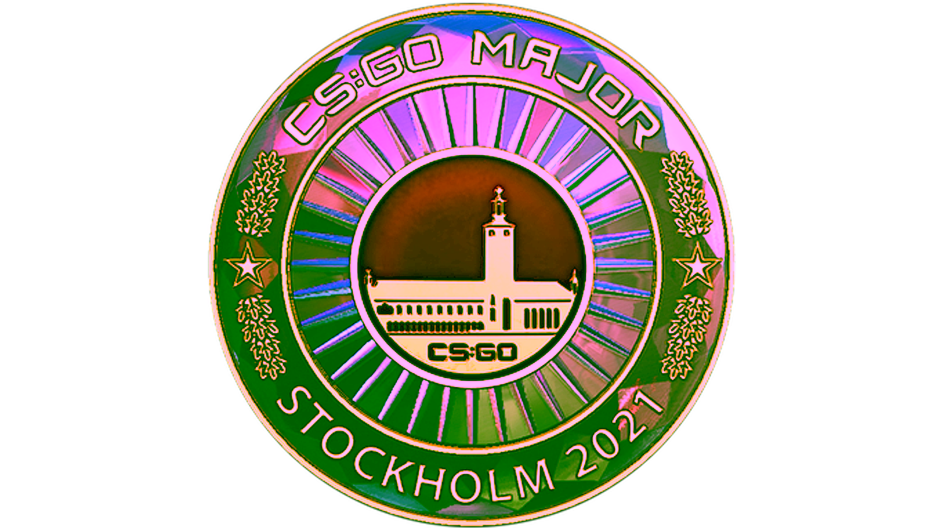 Display for Stockholm 2021 Diamond Coin