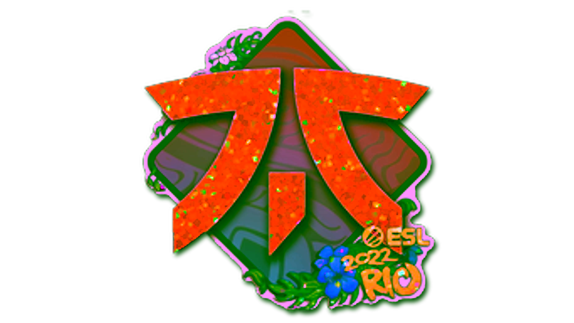 Display for Sticker | Fnatic (Glitter) | Rio 2022