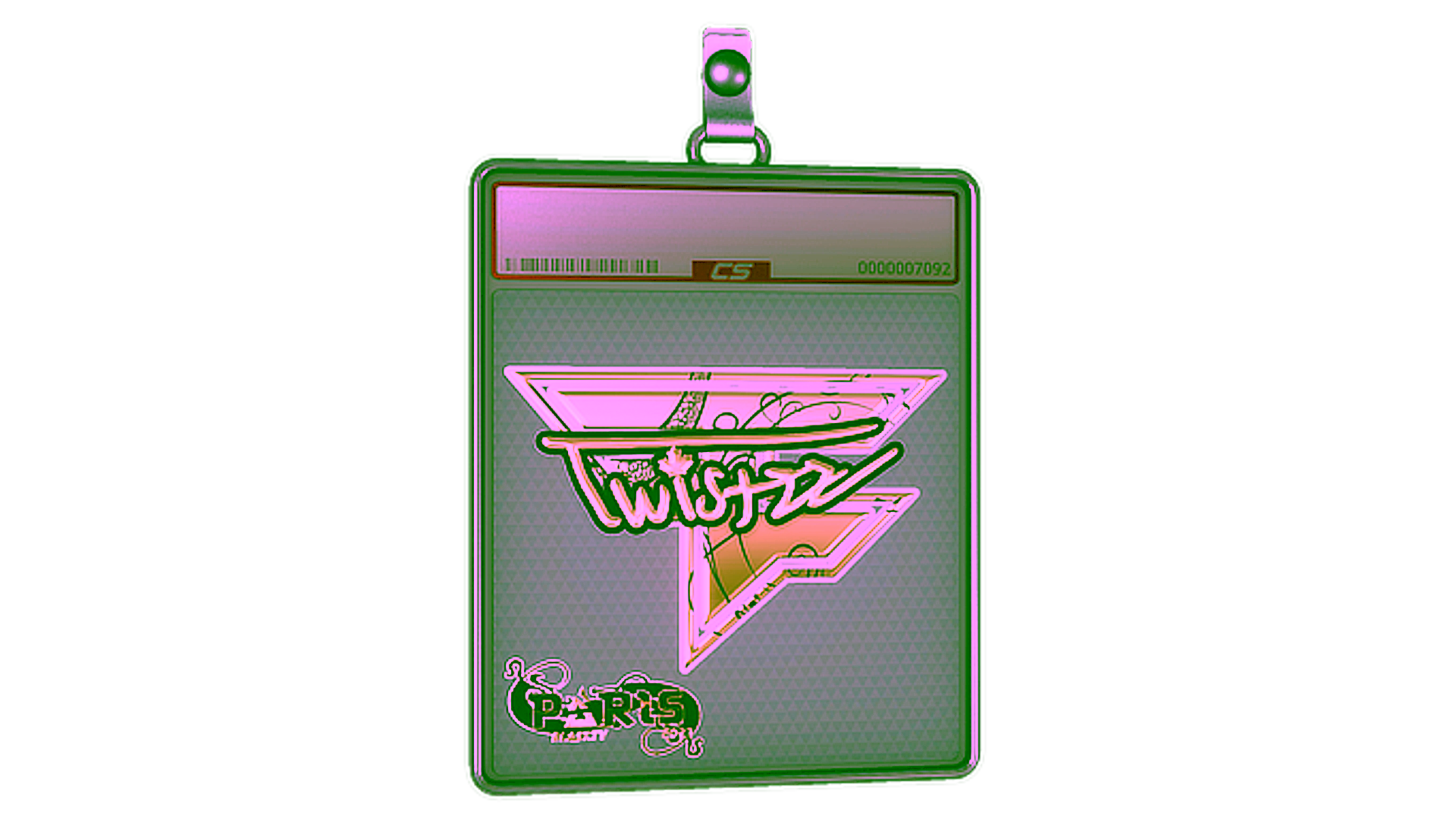 Exibição para Sticker Slab | Twistzz (Gold) | Paris 2023