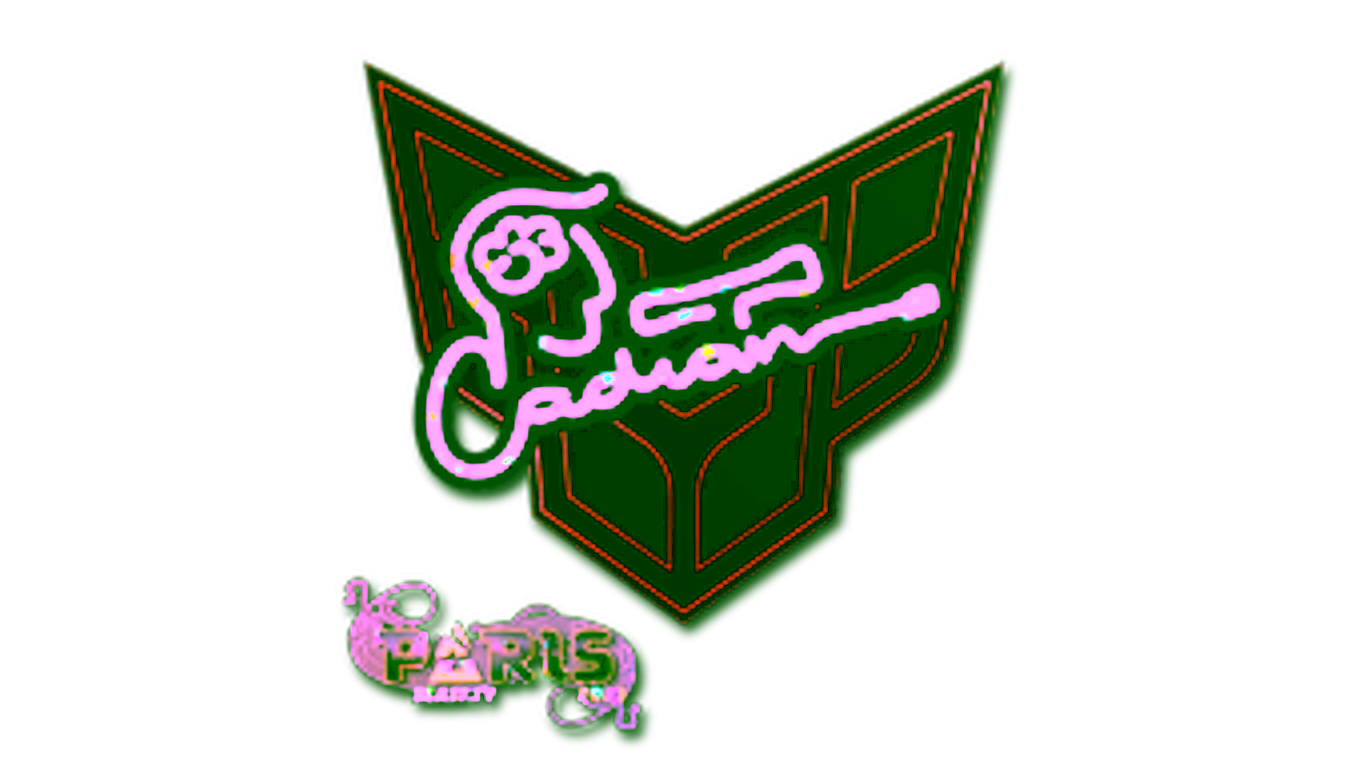 Display for Sticker | cadiaN (Glitter) | Paris 2023