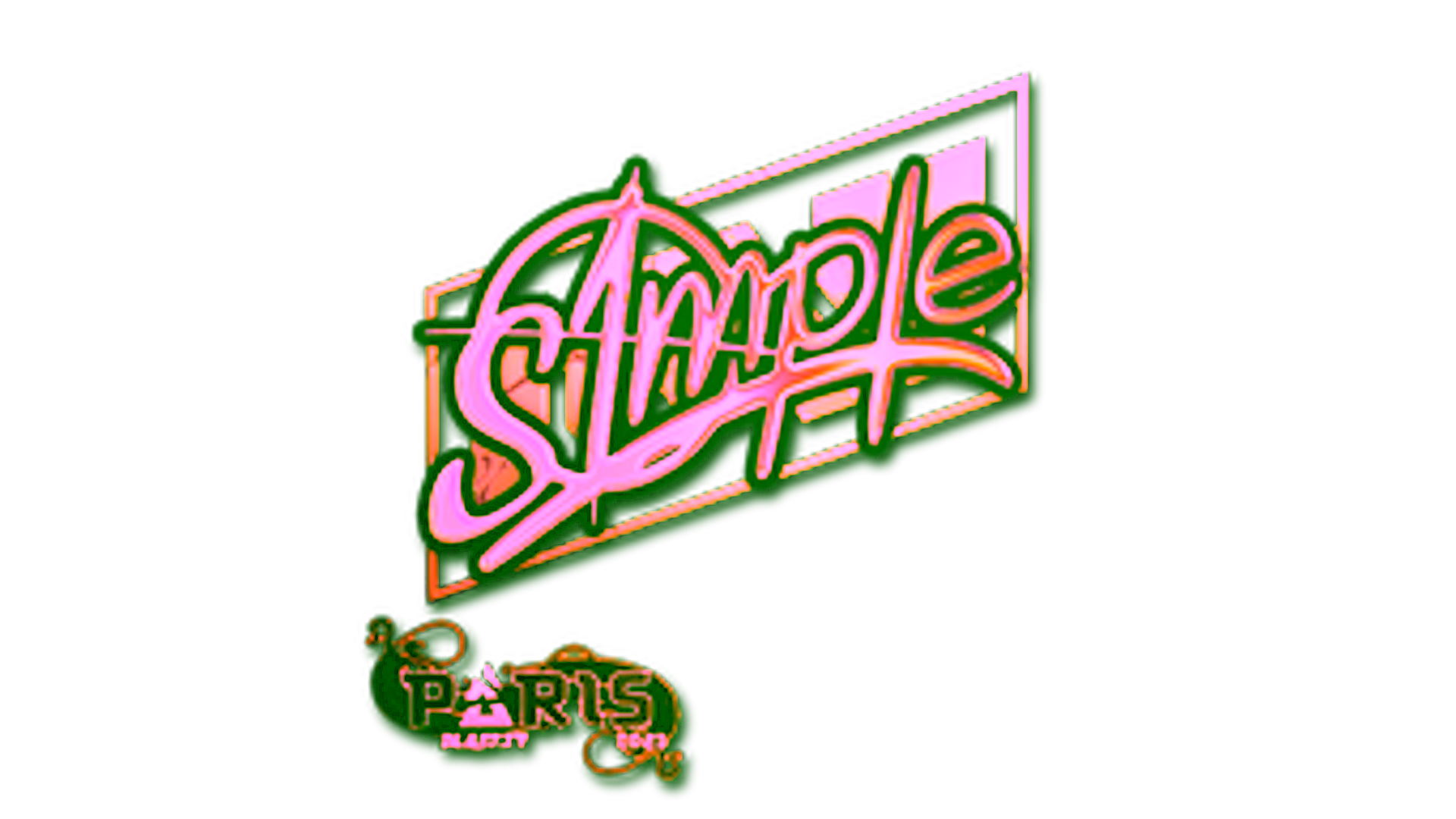 Display for Sticker | s1mple (Holo) | Paris 2023