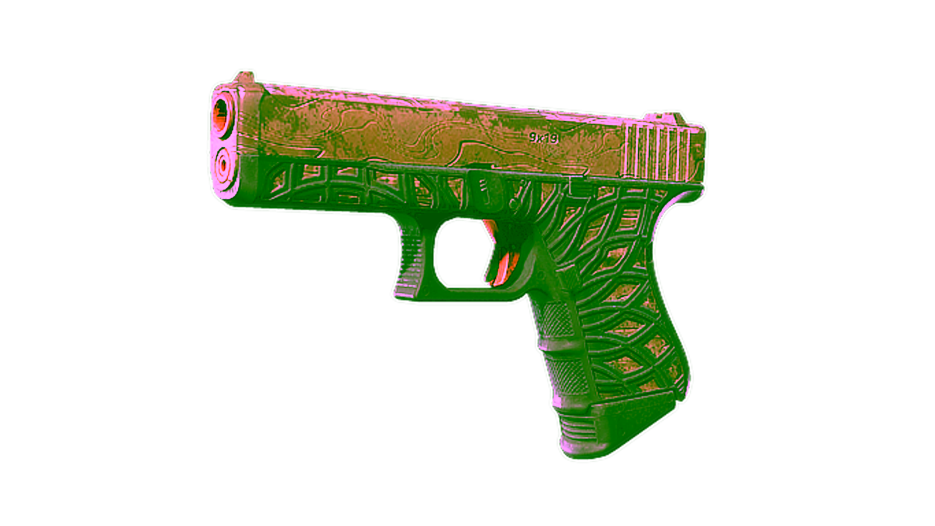 Display for Glock-18 | Ifrit Lattice (Battle-Scarred)