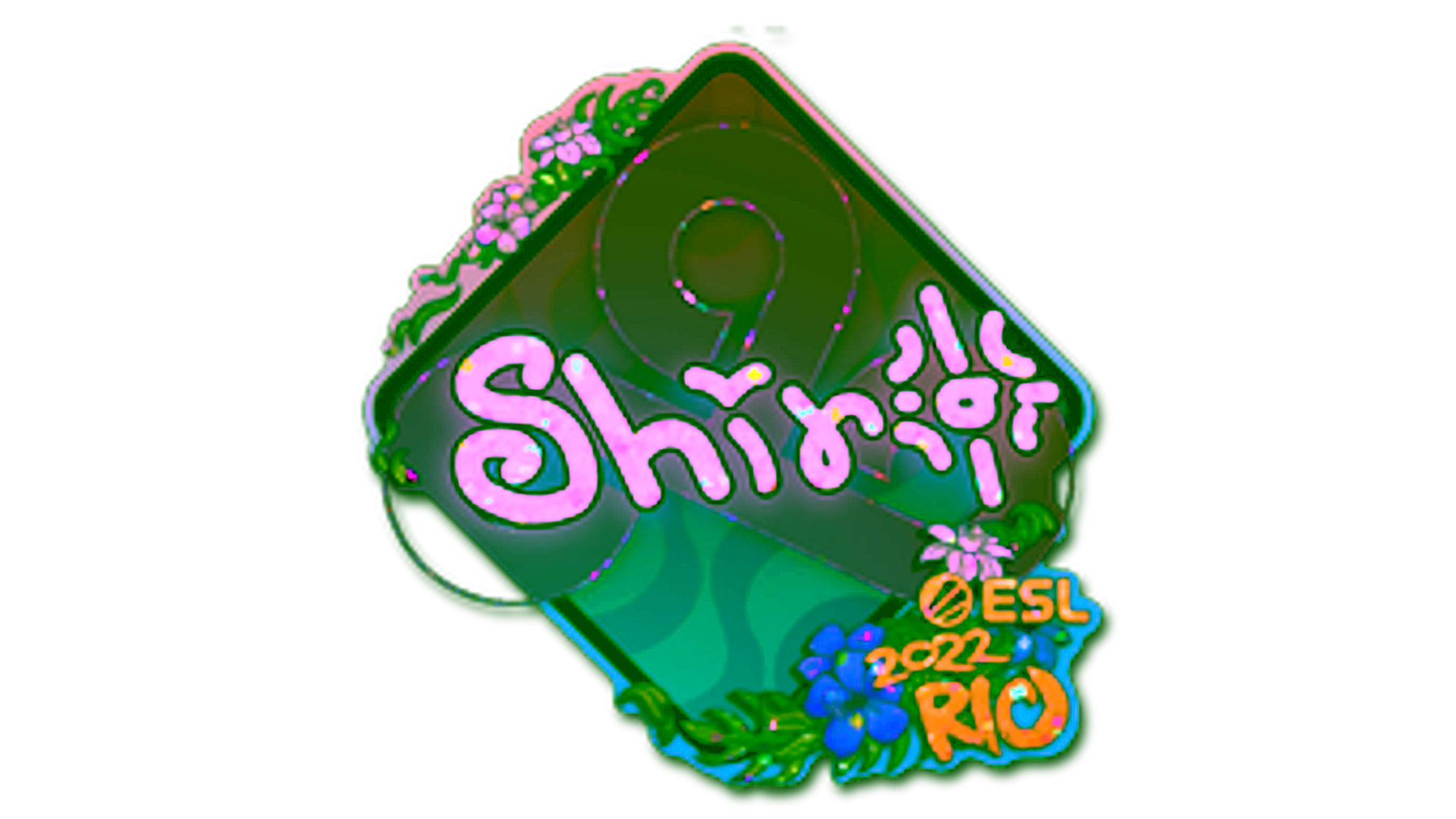 Display for Sticker | sh1ro (Glitter) | Rio 2022