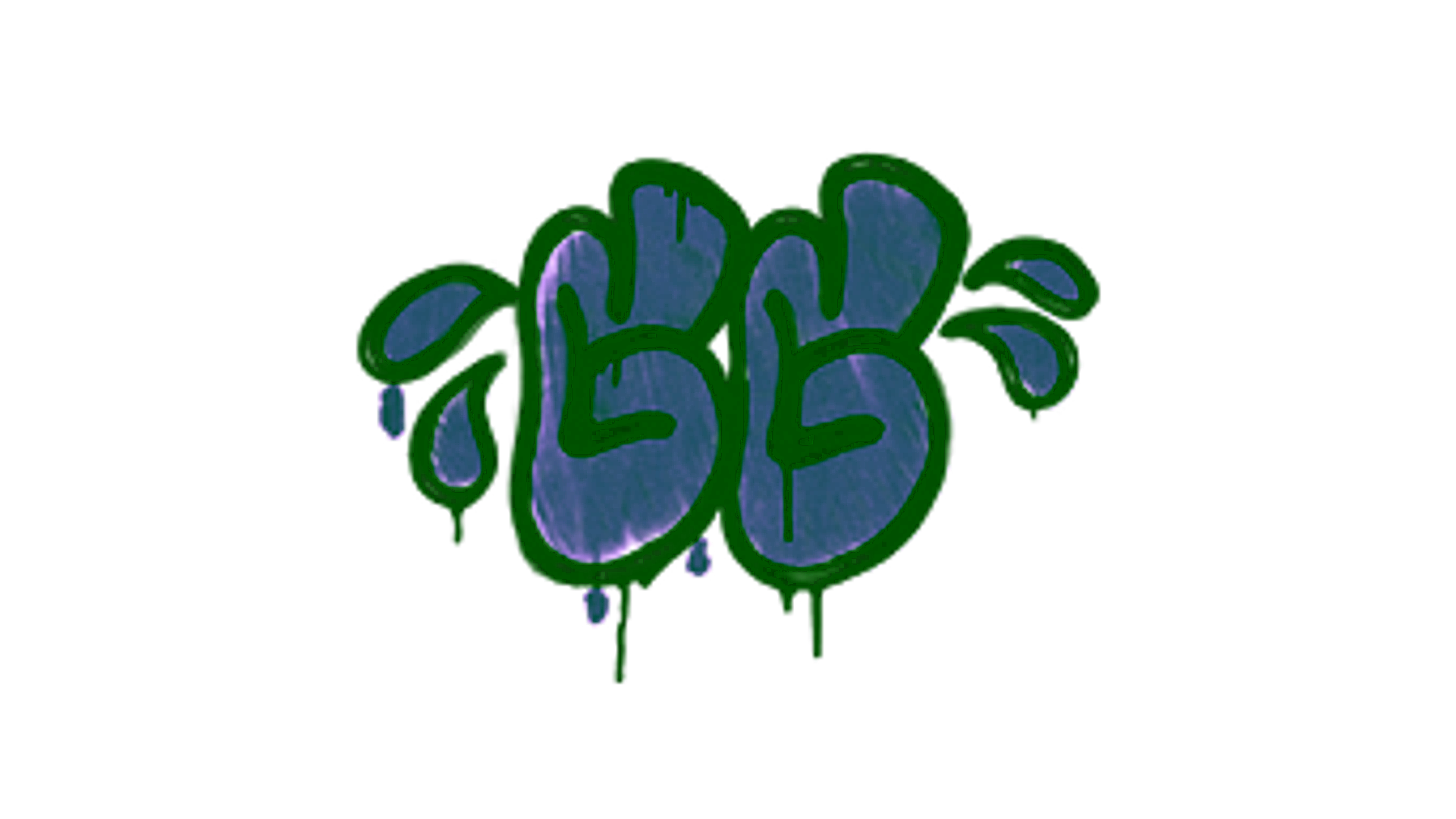 Display for Sealed Graffiti | GGWP (Monster Purple)