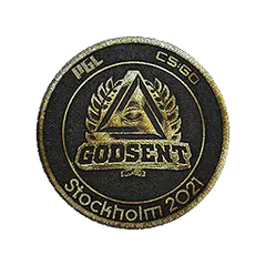 Patch GODSENT (Gold) Stockholm 2021
