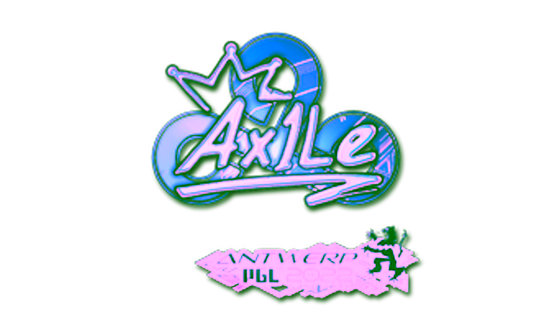 Display for Sticker | Ax1Le (Holo) | Antwerp 2022