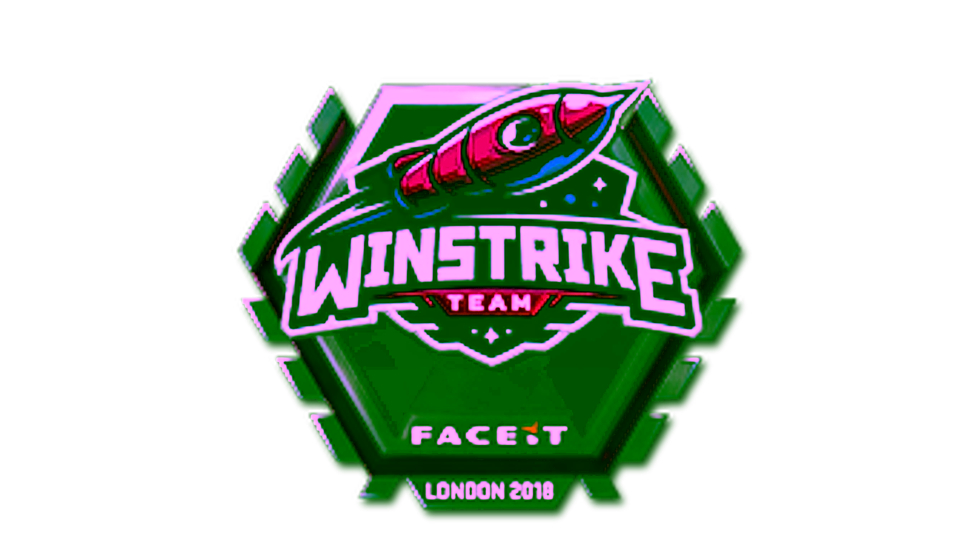 Sticker | Winstrike Team (Foil) | London 2018 için görüntü