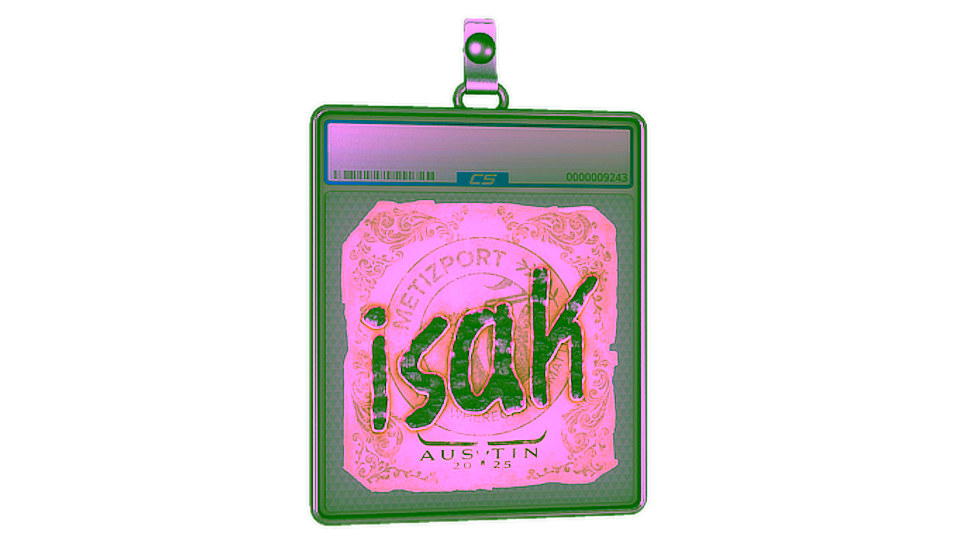 Affichage pour Sticker Slab | isak | Austin 2025