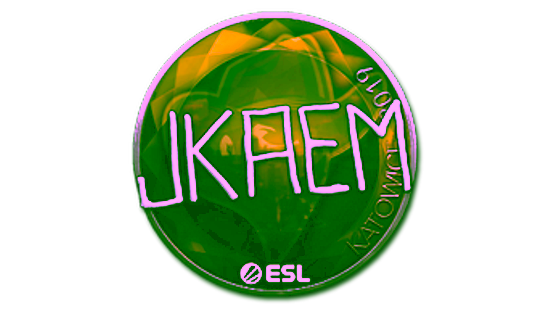 Rodyti Sticker | jkaem (Foil) | Katowice 2019