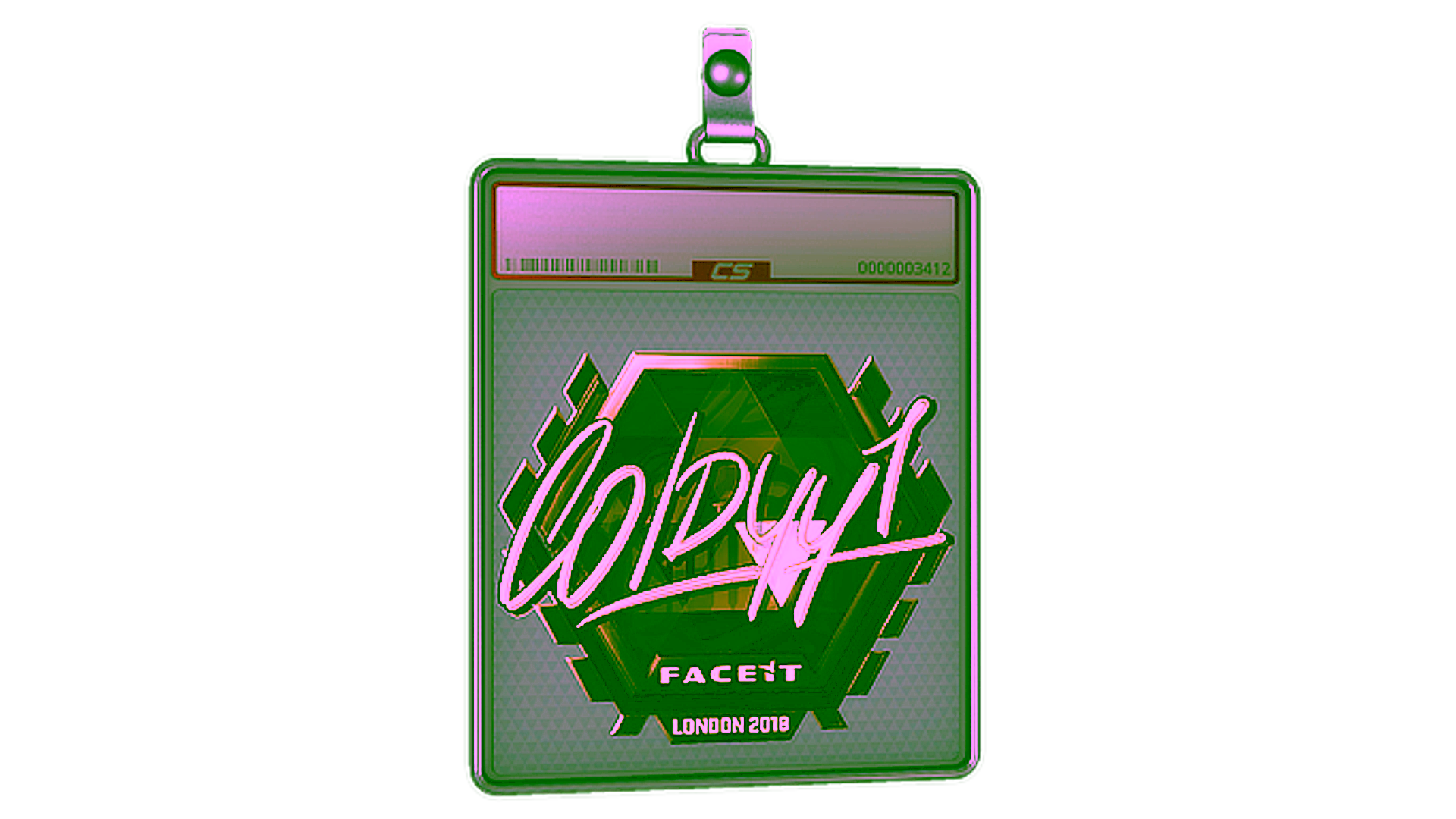 Exibição para Sticker Slab | COLDYY1 (Gold) | London 2018