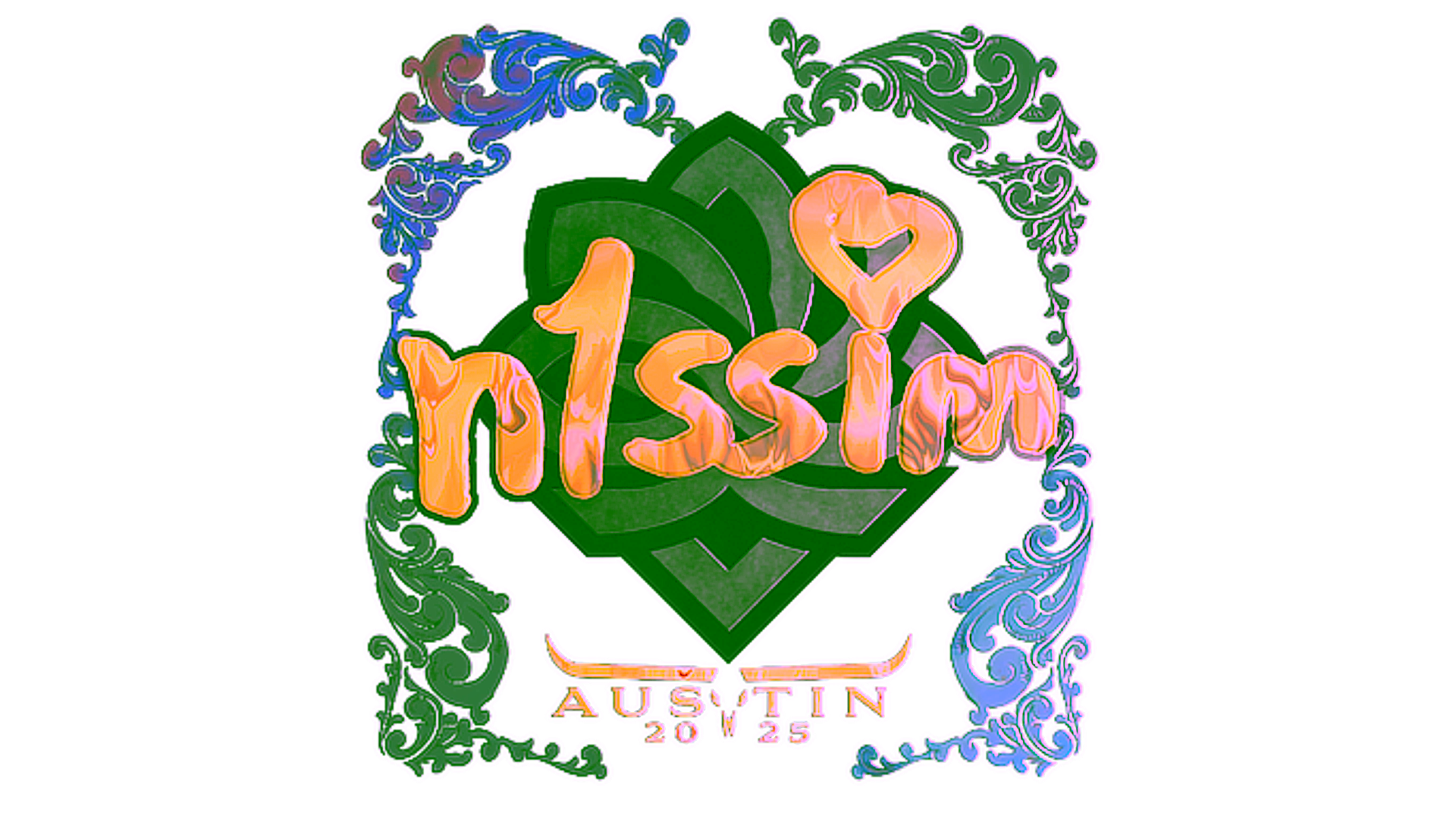 Display for Sticker | n1ssim (Holo) | Austin 2025